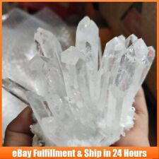 150g Large Natural Clear Quartz Crystal Cluster Stone Druzy Geode Specimen Reiki picture