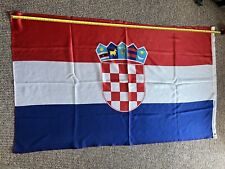 Croatia Large Flag 5 x 3ft 150 x 90cm Polyester With Eyelets picture