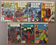 Deadpool Comic Book Lot of 7 Marvel 1997-1998 5.5-9.0 #5 6 15 16 17 18 19 picture