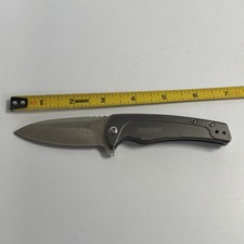 Kershaw 1810 Intellect Brushed Grey Pocket Knife *DISCONTINUED* Rare HTF picture
