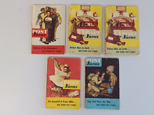 Vintage 5 Booklet Lot POST YARNS (Saturday Evening Post, 1944) WWII Era Preowned picture