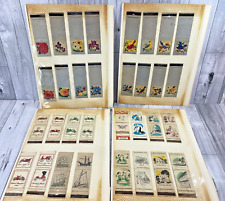 Lot of 64 Vintage Variety Matchbook Covers - Mounted Birds, Fish, Flowers, Etc picture