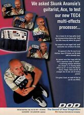 DOD TEC4 MULTI-EFFECTS - ACE of SKUNK ANANSIE - 1998 Print Ad picture