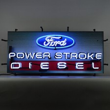 Ford Power Stroke Diesel Neon Sign Powerstroke wall lamp F-150 F-350 Truck 2024 picture