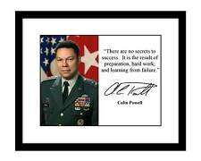 Colin Powell 8x10 Signed photo print with quote US ARMY United States General  picture