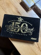 ZIPPO 2002 ANHEUSER BUSCH 150TH ANNIVERSARY LIMITED ED LIGHTER SEALED N BOX  44S picture