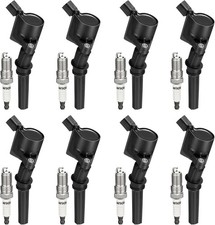 8 Ignition Coils DG508+ 8 Spark Plugs P479 for Ford (5.4L/4.6L V8) picture