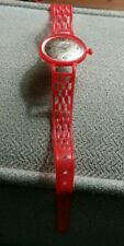 Vintage plastic Cracker Jack red toy wristwatch picture