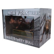 Wall Street Bull Stock Market NYC Figurine Statue 3.5 Inches picture