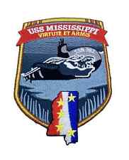 USS Mississippi (SSN-782) Patch – Plastic Backing picture