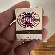 Vintage JOB Cigarette Papers Matches Matchbook Cover North Carolina Baseball picture