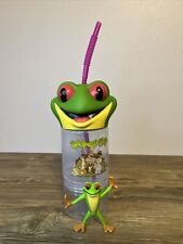 Rainforest Cafe Tree Frog 3D Head Water Bottle Souvenir Drink & Snack With Frog picture