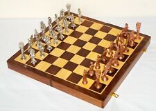 Brass Spartan Theme Chess Set 16