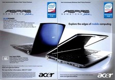 2008 • ACER ASPIRE INTEL LAPTOP COMPUTER print ad • 2000s Mens Fashion DA.43 picture