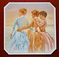 Generic Outer Cigar Label with Image of Three Young Women, from the early 1900's picture