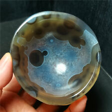 TOP 232G Natural Polished Silk Banded Lace Agate Bowl Madagascar  WYX639 picture