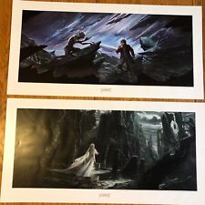 8 Weta Art Prints LOTR Lord of the Rings Hobbit picture