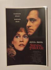 Michael Douglas Movie Shining Through A Light in the Night Postcard  picture