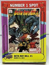 2021-2022 Marvel Annual Trading Card #N1S-13 Beta Ray Bill #1 Number 1 Spot picture