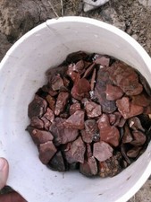 Natural Red Ocher Pigment Stone Raw Hematite Iron Oxide Cave Art Paint 1lb picture