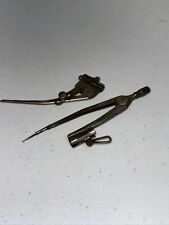 Vtg Milton Bradley Made In England Eagle USA Protractors/Draft Tools - Lot Of 2 picture