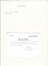 10 Original Autographs, Politics, Nobility, France (L6864) picture