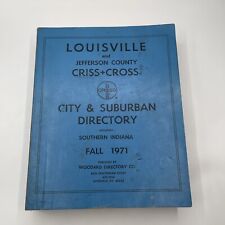 Louisville And Jefferson County Criss Cross City & Suburban Directory 1971 Fall picture