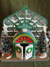 Department 56 Original Snow Village 1998 Secret Garden Greenhouse w/ light & box picture