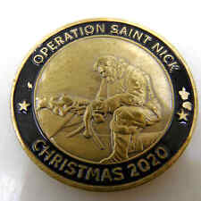 OPERATION SAINT NICK CHRISTMAS 2020 OPERATION ONE VOICE CHALLENGE COIN picture