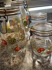 Set of 4 Spice Of Life Jar Canisters picture