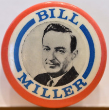 1960 William Bill Miller US House Of Representatives Congress Political Pinback picture