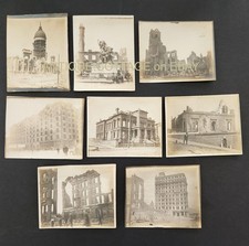 1906 antique SAN FRANCISCO EARTHQUAKE PHOTOGRAPH lot picture