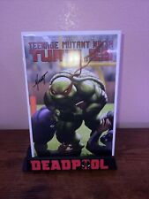 Tmnt #1 Exclusive NYCC Raphael Football Signed By Marat Michaels W/COA lmtd 250 picture