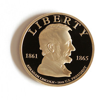 1861-1865 Abraham Lincoln 16th U.S. President Commemorative Liberty Proof Coin picture