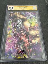 Deadpool Nerdy 30 #1 CGC SS 9.8 Clayton Crain Signed & Sketch Virgin Cover picture