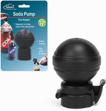 Jokari Keeper Pump and Pour Soda Bottle Cap Preserves Carbonation with Flip Top picture