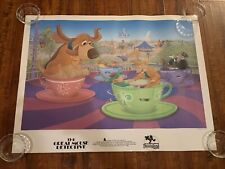 Vintage 1986 The Great Mouse Detective Disneyland 30 x 24” 31st Birthday Poster picture
