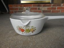 Corning Ware SPICE OF LIFE  2 1/2 Cup   Sauce Pan  and Lid  w SPOUT  P-89-B picture