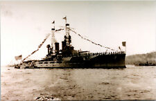 Vtg Battleship USS Utah BB 31 US Navy RPPC Real Photo Postcard picture
