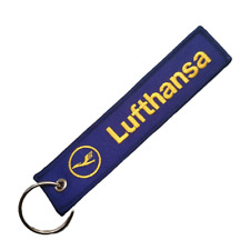 Lufthansa Germany Airline Carrier Air Airplane Keychain Key Tag Chain USA Ship picture