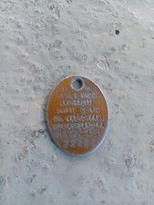 VINTAGE 1998 RABIES DOG TAG ANTHRACITE ANIMAL CLINIC ASHLAND PA VET picture