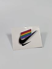 Nike Be True Pride Rainbow Lapel Pin Swoosh Logo picture