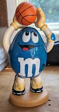 Vintage 90's M&M Blue Basketball Player Candy Dispenser Collectible Memorabilia picture