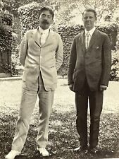 U2 Photograph Two Handsome Men In Suits Pose For Portrait 1920-30's Wealthy  Man picture