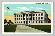Valley City ND-North Dakota, Court House, Antique Vintage Souvenir Postcard picture