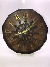 Vintage Small Wall Clock Made Of Wood picture