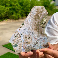 265G Natural Ocean Jasper Crystal SliceLarge Specimen Healing- Museum Grade picture