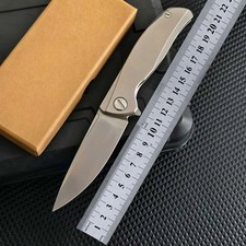 Titanium Handle Folding Knife Sharp Portable Outdoor Camping EDC Pocket Knife picture