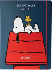 18 Month Planner/Calendar July 2025 Dec. 2026 Peanuts Happy Day Ahead Monthly picture