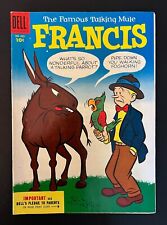 FRANCIS THE FAMOUS TALKING MULE 1955 Higher Grade Dell Four Color #655 picture